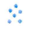 96, 4mm Faceted Opaque Periwinkle Crystal Lane Bicone Beads