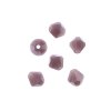 64, 6mm Faceted Opaque Dark Purple Crystal Lane Bicone Beads