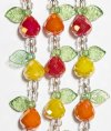 7 Inch Strand Crystal Lane 8mm Autumn Pear and Leaf Sets