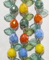7 Inch Strand Crystal Lane 8mm Summer Pear and Leaf Sets
