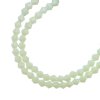 64, 6mm Faceted Opaque Light Green Crystal Lane Bicone Beads