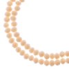 110, 3x4mm Faceted Opaque Light Cream Crystal Lane Donut Rondelle Beads
