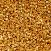 CY-1006 25 Grams of 11/0 Metallic Gold AB Cylin Seed Beads