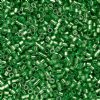 CY-1007 25 Grams of 11/0 Silverlined Light Green Cylin Seed Beads