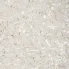 CY-1011 25 Grams of 11/0 Transparent Crystal AB Cylin Seed Beads