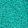 CY-1048 25 Grams of 11/0 Opaque Light Turquoise Green Cylin Seed Beads