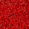 CY-1055 25 Grams of 11/0 Opaque Red Cylin Seed Beads