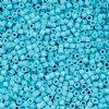 CY-1057 25 Grams of 11/0 Opaque Light Blue Cylin Seed Beads
