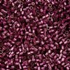 CY-1084 25 Grams of 11/0 Silverlined Raspberry Cylin Seed Beads
