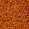 CY-1099 25 Grams of 11/0 Opaque Pumpkin Orange Cylin Seed Beads