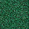 CY-1105 25 Grams of 11/0 Opaque Emerald Green Cylin Seed Beads