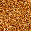 CY-1220 25 Grams of 11/0 Metallic Electroplated Gold Cylin Seed Beads