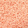 CY-1229 25 Grams of 11/0 Matte Macaron Tangerine Cylin Seed Beads