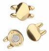 1, 13.2x10mm Kypri II 24k Gold  Magnetic Clasp for Superduo Beads