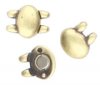 1, 13.2x10mm Kypri II Antique Brass Magnetic Clasp for Superduo Beads