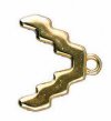 2, 15.7x9.4mm Menites Antique Brass Ending for Superduo Beads