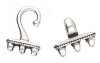 Set of 27.1x12mm Cymbal Mesaria III Antique Silver Superduo Clasp