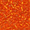 DB-0045 5.2 Grams of 11/0 Silverlined Orange Delica Beads 