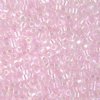 DB-0082 5.2 Grams of 11/0 Dyed Lined Light Pink AB Delica Beads 