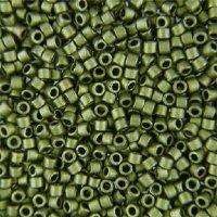 DB-0311 5.2 Grams of 11/0 Matte Metallic Olive Delica Beads 
