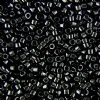 DB-0010 5.2 Grams of 11/0 Opaque Medium Black Delica Beads 