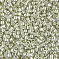 DB-0035 5.2 Grams of 11/0 Galvanized Silver Miyuki Delica Beads 