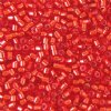 DB-0043 5.2 Grams of 11/0 Silver Lined Red Miyuki Delica Beads