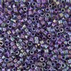 DB-0059 5.2 Grams of 11/0 Lined Rainbow Light Violet Miyuki Delica Beads
