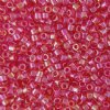 DB-0062 5.2 Grams of 11/0 Lined Light Cranberry Lustre Miyuki Delica Beads 