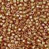 DB-0115 5.2 Grams of 11/0 Transparent Metallic Gold Lustre Rose Miyuki Delica Beads