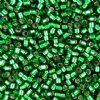 DB-0148 5.2 Grams of 11/0 Silver Lined Christmas Green Miyuki Delica Beads
