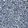 DB-0242 5.2 Grams of 11/0 Lined Grey Pearl Lustre Miyuki Delica Beads