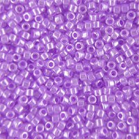 DB-0249 5.2 Grams of 11/0 Lined Lilac Pearl Lustre Miyuki Delica Beads