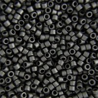 DB-0310 5.2 Grams of 11/0 Matte Opaque Black Miyuki Delica Beads