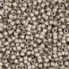 DB-0321 5.2 Grams of 11/0 Matte Metallic Silver Delica Beads