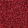 DB-0654 5.2 Grams of 11/0 Dyed Opaque Cranberry Delica Beads