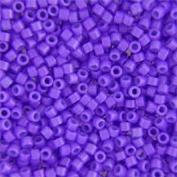 DB-0661 5.2 Grams of 11/0 Dyed Opaque Bright Purple Delica Beads 