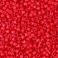 DB-0723 5.2 Grams of 11/0 Opaque Dark Red Miyuki Delica Beads