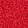 DB-0753 5.2 Grams of 11/0 Matte Opaque Frost Dark Red Miyuki Delica Beads