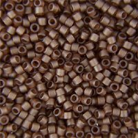 DB-0769 5.2 Grams of 11/0 Matte Transparent Frost Chocolate Brown Miyuki Delica Beads