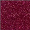 DB-0775 5.2 Grams of 11/0 Dyed Matte Transparent Frost Fuchsia Miyuki Delica Beads