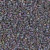 DB-0865 5.2 Grams of 11/0 Transparent Matte Dark Brown AB Delica Seed Beads