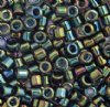 DB-0003  5.2 Grams of 11/0 Metallic Iris Green Delica Beads