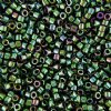 DB-0027 5.2 Grams of 11/0 Metallic Green Luster Delica Beads 