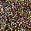 DB-0029 5.2 Grams of 11/0 Purple AB Metallic Gold Delica Beads