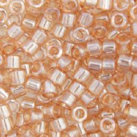 DB-0101 5.2 Grams of 11/0 Transparent Light Topaz Lustre Miyuki Delica Beads
