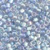 DB-0111 5.2 Grams of 11/0 Transparent Blue Grey Iris Luster Delica Beads 