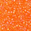 DB-0151 5.2 Grams of 11/0 Transparent Light Orange AB Delica Beads