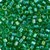 DB-0152 5.2 Grams of 11/0 Transparent Green AB Miyuki Delica Beads