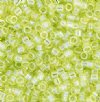 DB-0174 5.2 Grams of 11/0 Transparent Chartreuse AB Delica Beads